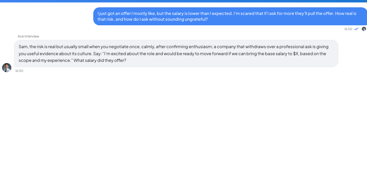 A conversation with a TrueTalk advisor about: Can Negotiating Your Salary Backfire? What the Research Says and How to Lower the Risk