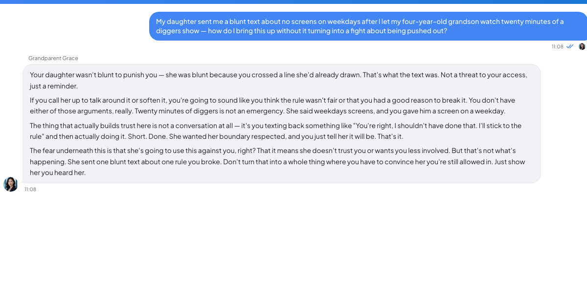 A conversation with a TrueTalk advisor about: I Gave Them the iPad and My Daughter Stopped Calling