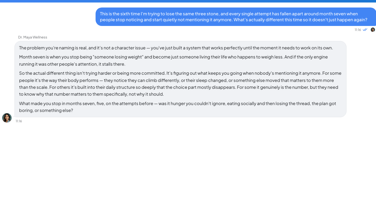 A conversation with a TrueTalk advisor about: This Is the Sixth Time You've Started Over